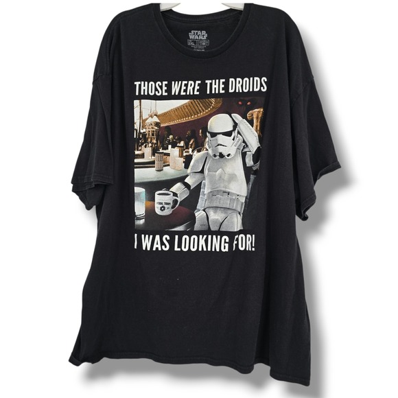 Star Wars Graphic T-Shirt Those Were‎ The Droids Short Sleeve 2XL - Picture 1 of 9